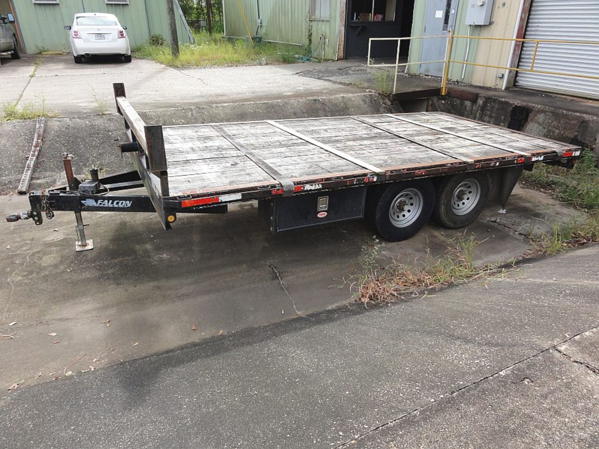 8' x 16' Bumper Pull Trailer, 10,000 lb. cap., Wooden Deck