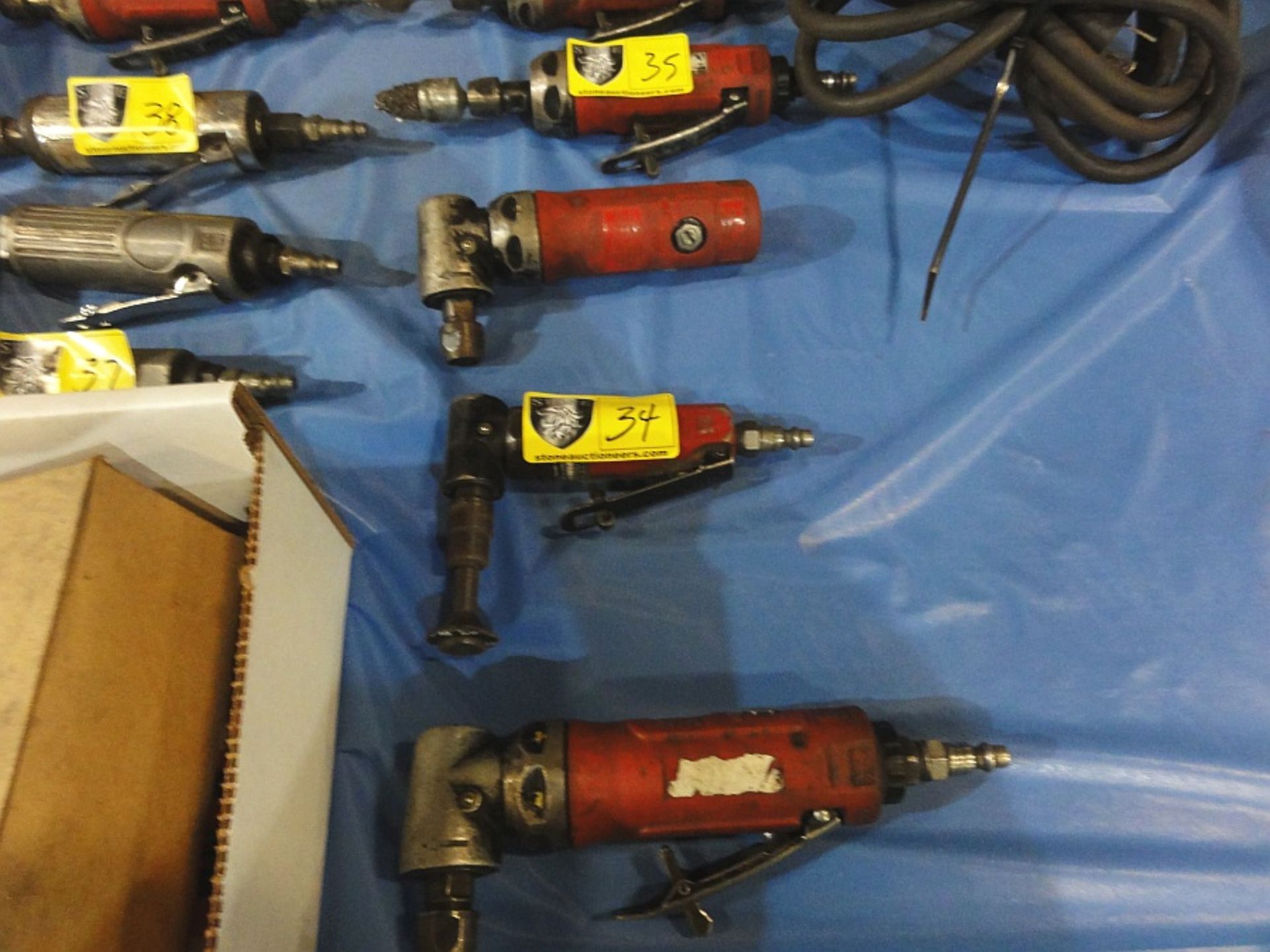 Pneumatic Rt. Angle Grinders