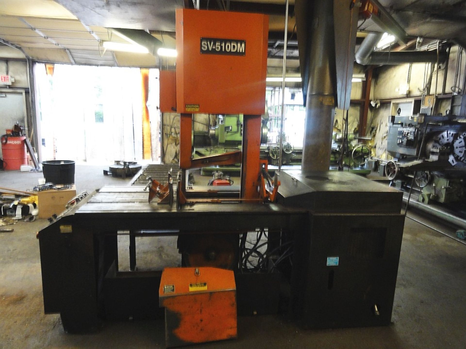 Cosen 24" Vertical Bandsaw, Mdl SV510 DM, Hyd. Tilt, Dual Mitre, 80-330 FPM, VS, 2-table vises, 5' - Image 2 of 2