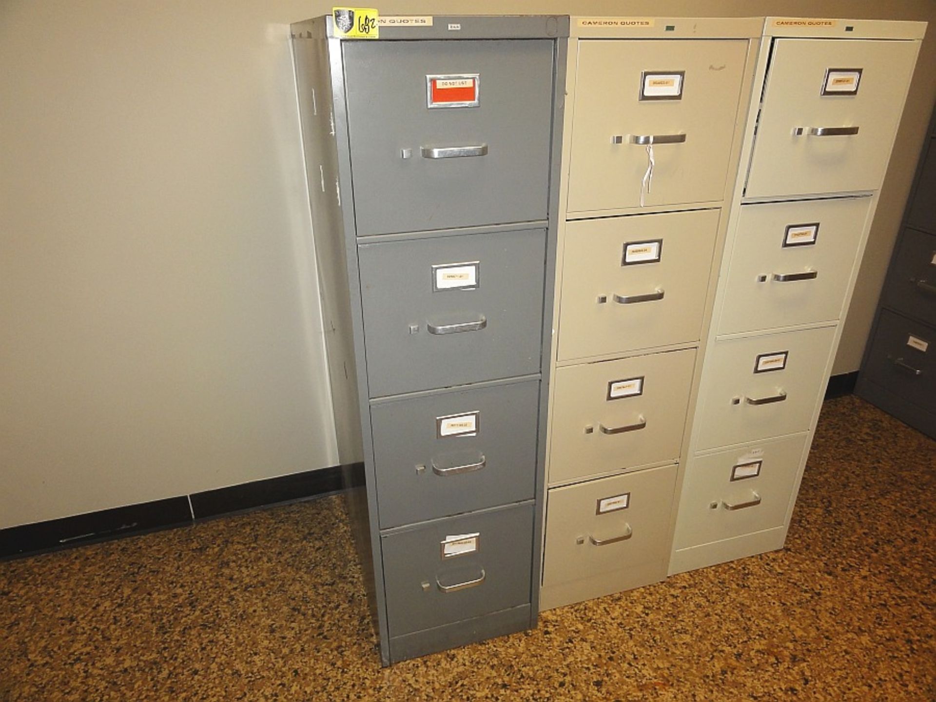 4-Drawer Metal Files (Dk. Grey)