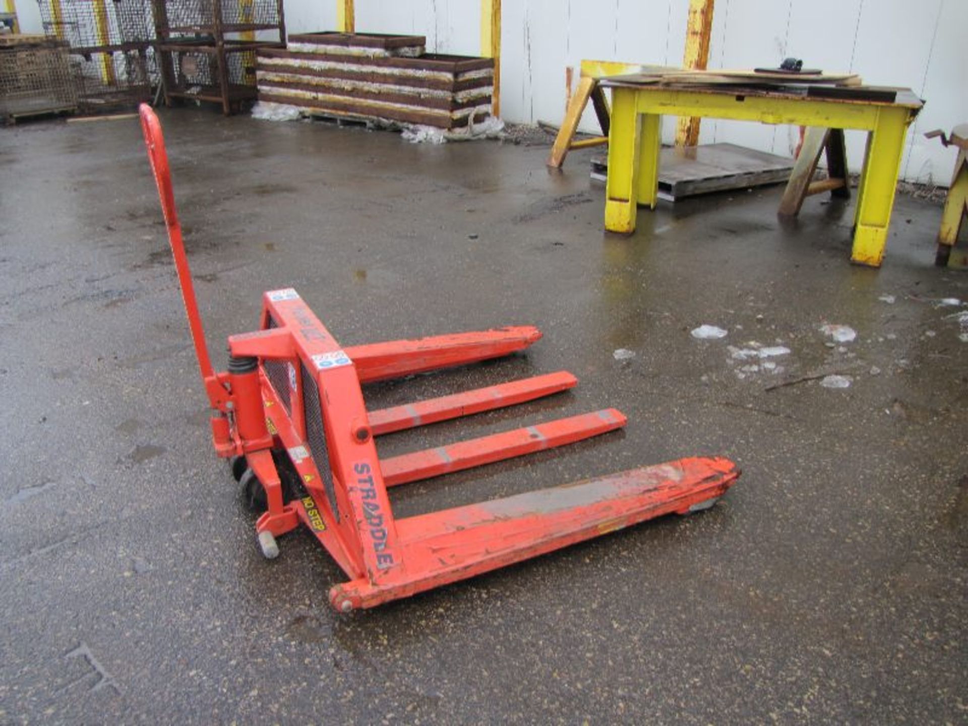 Interthor Thork Model HLS 1000/3 Pallet Jack, 2200 Lbs. Capacity, 42” Forks, Max. Lift Height 29.5”