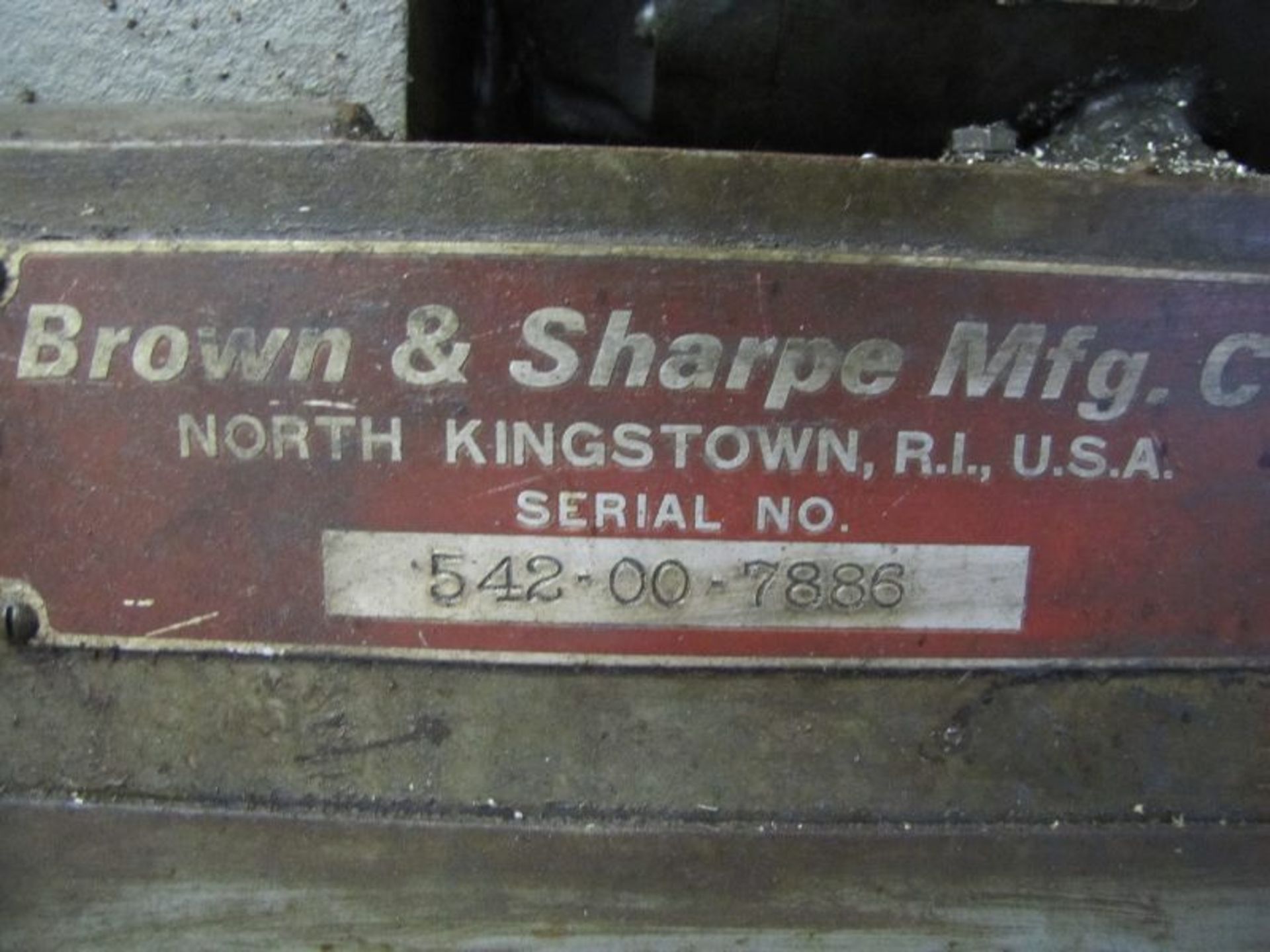 Brown & Sharpe #00, 4 Speed Automatic Screw Machine, S/N: 542-00-7886, ¾” Capacity, - Image 2 of 7