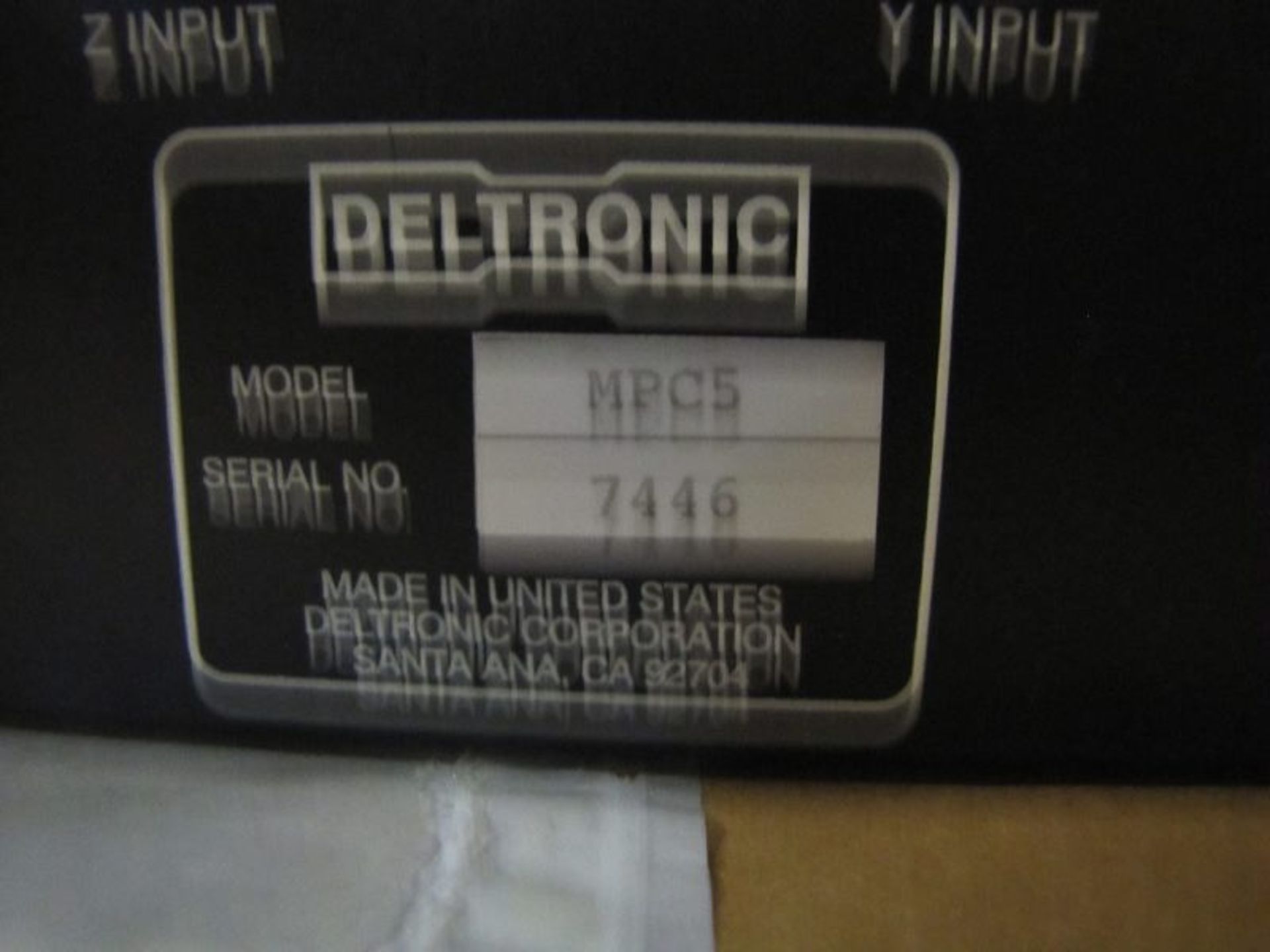 Deltronic Model DH14-612E Horizontal Beam Optical Comparator, Screen Diameter 14”, Size of Measuring - Image 4 of 4