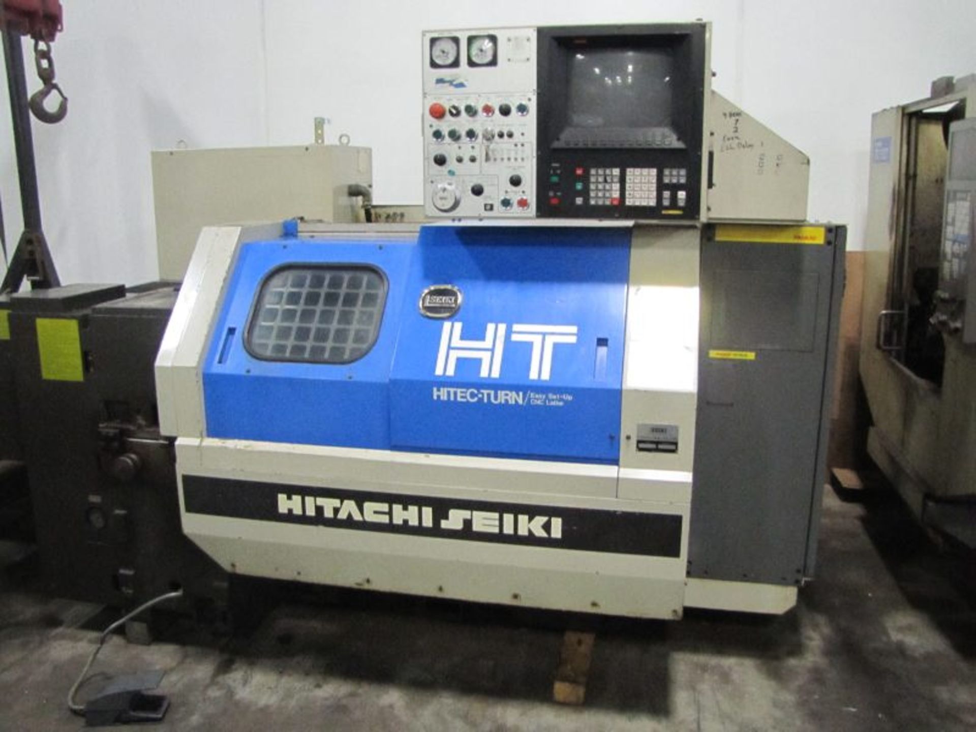 Hitachi Seiki Model HiTec-Turn 20/20-600 CNC Turning Lathe