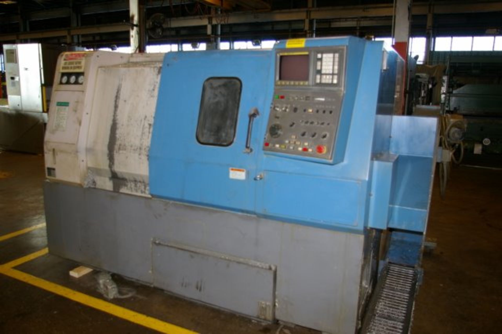 Hyundai Model HIT-15F CNC Lathe with Fanuc OTC CNC Control, S/N: 341A7019, MFG. 1998