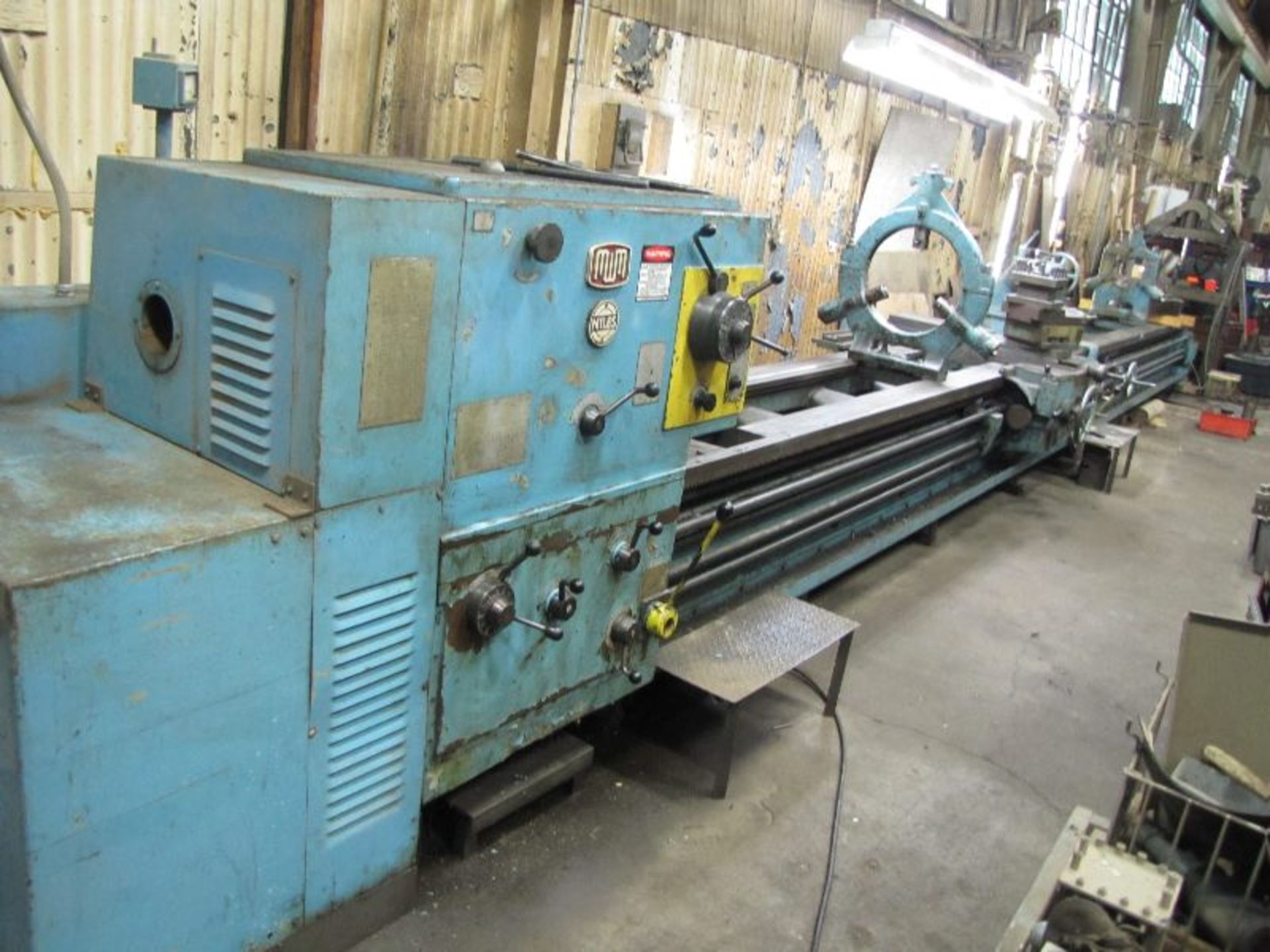 37” X 314” Niles Type DLZ 800 III Heavy Duty Engine Lathe, S/N: 1680002548, MFG. 1972