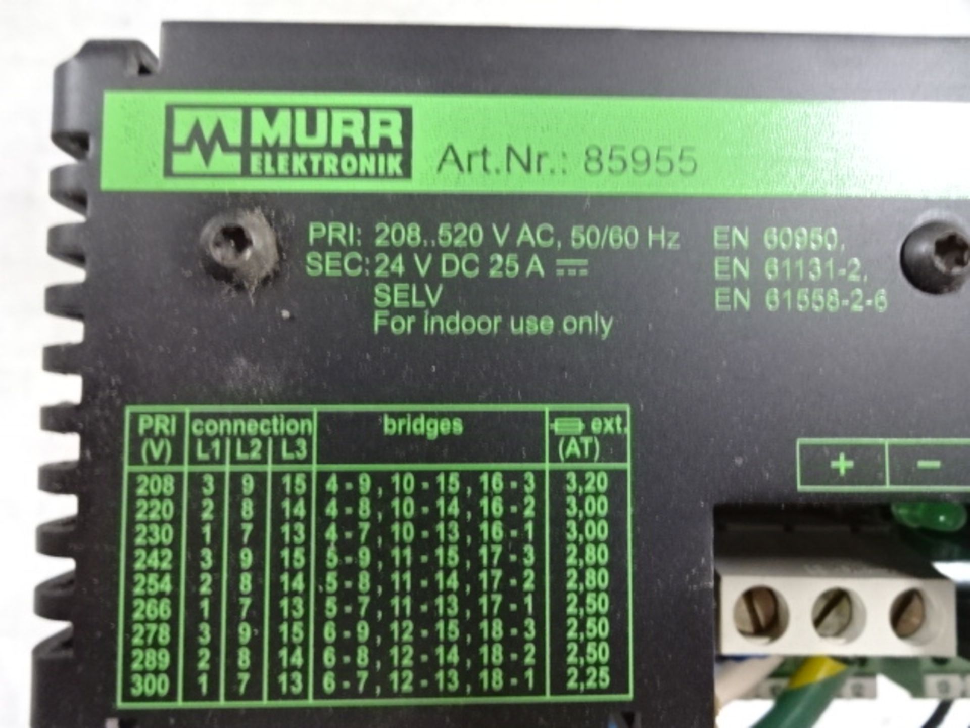 Murr Electronik Transformer - Image 3 of 4