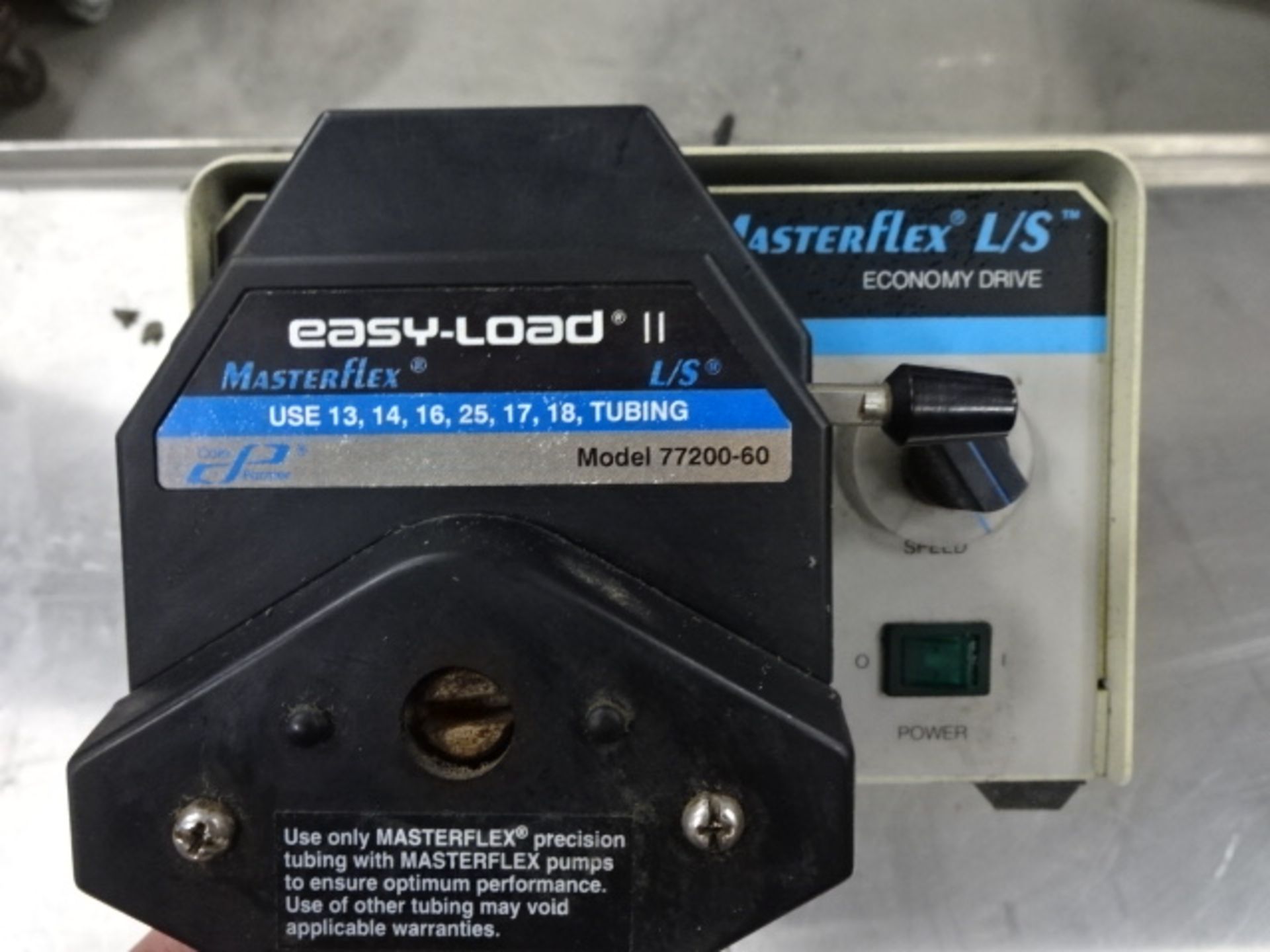 MasterFlex Easy-Load II  Model 77200-60 Microprocessor Peristaltic Pump - Image 2 of 5