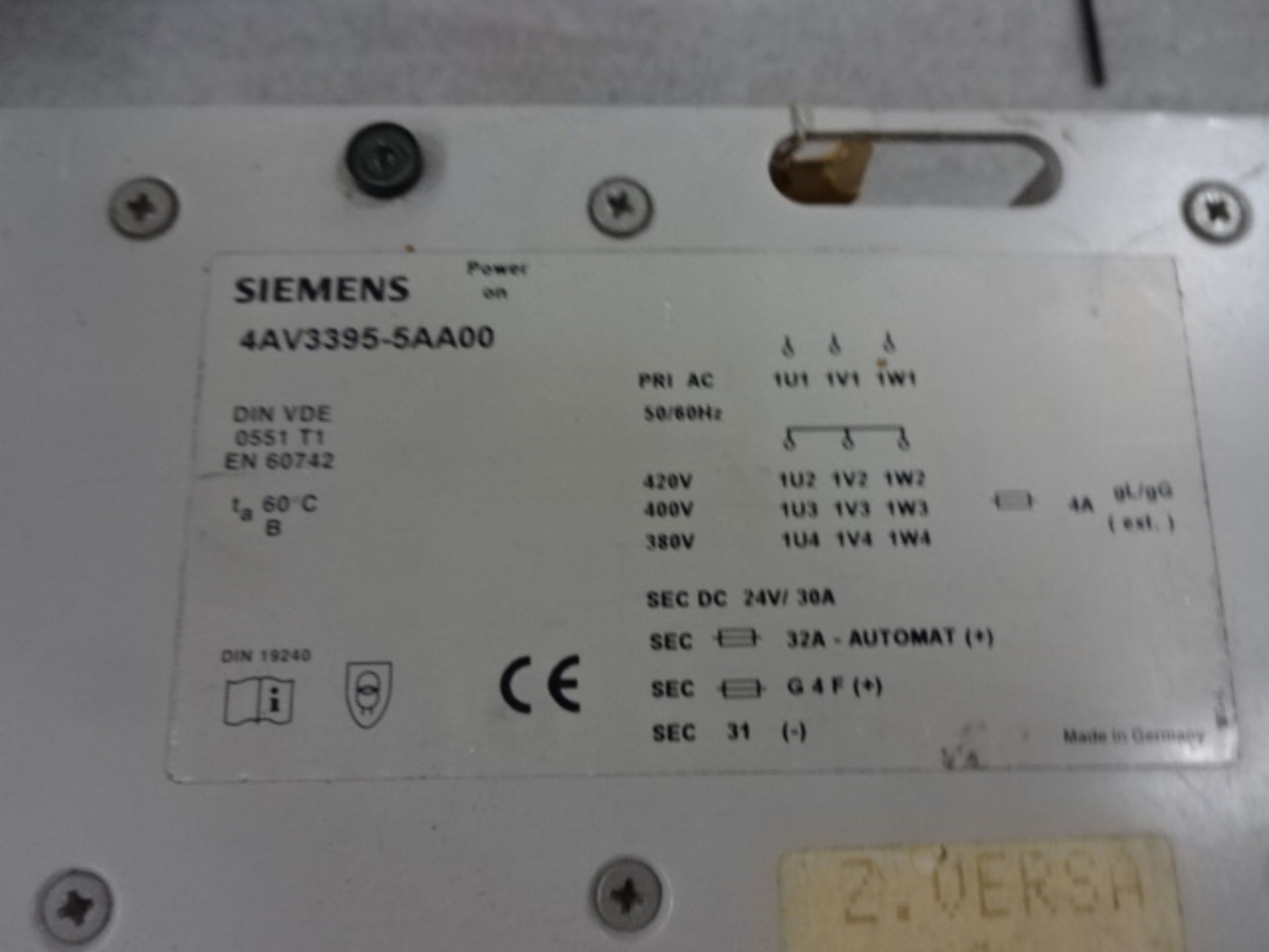 Siemens Transformer - Image 2 of 4