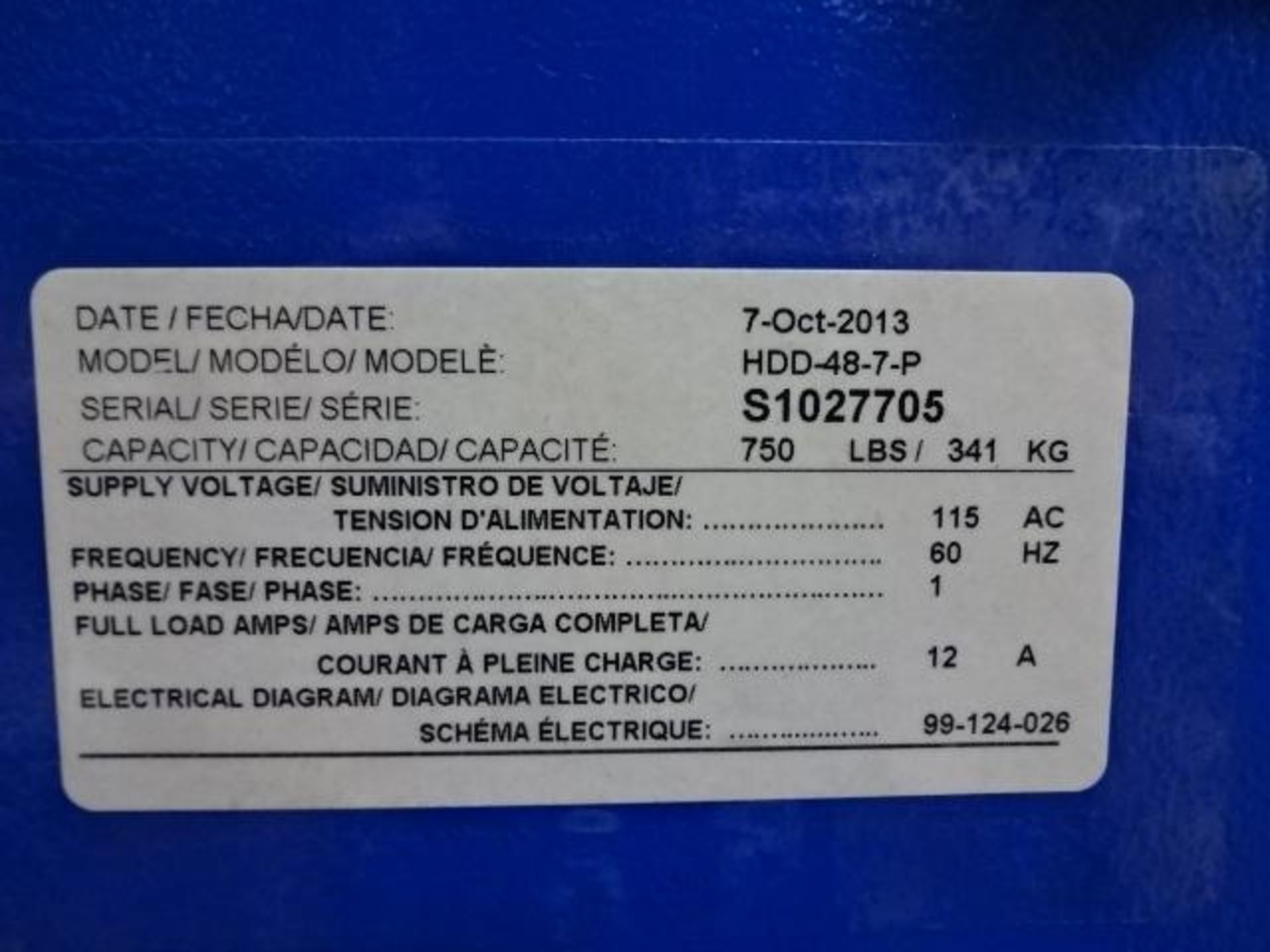 lift barrel (pourer) electric 115 volt - lift a baril (verseur) électrique 115 volt - Bild 2 aus 5