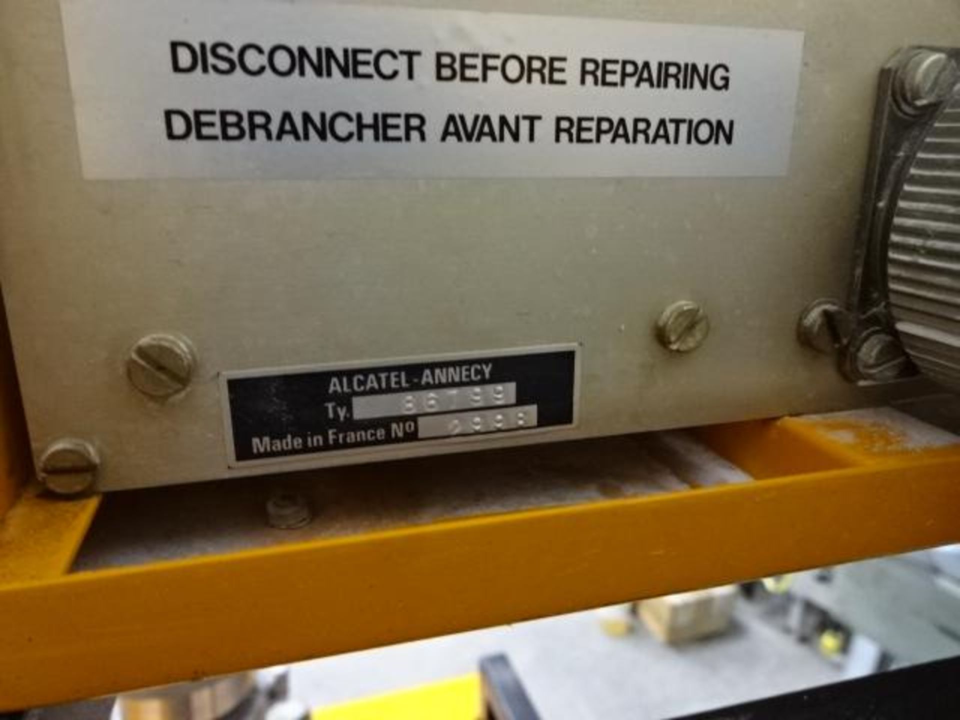 Alcatel asm-10 diffusion pump helium leak detector - Bild 6 aus 7