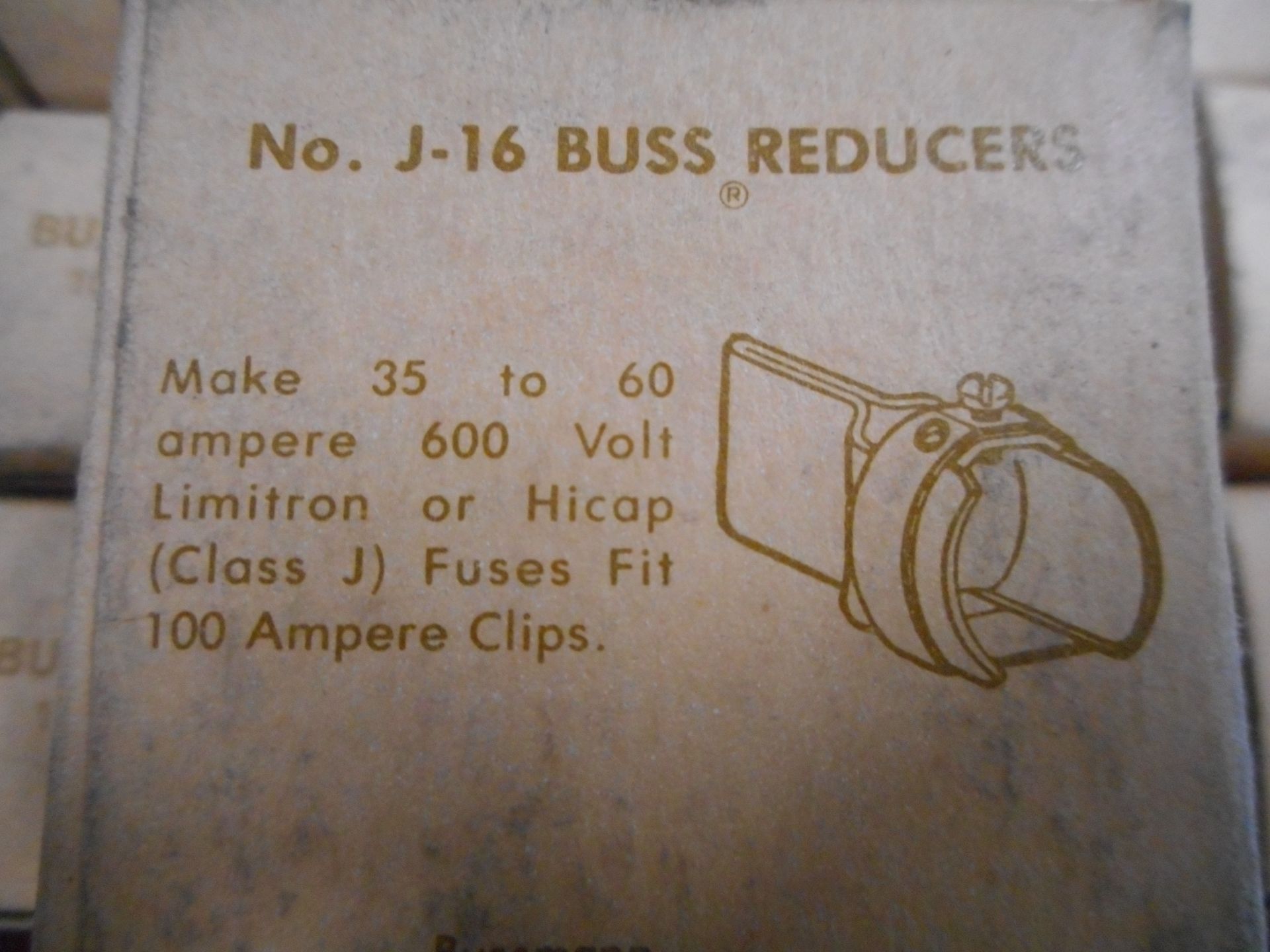 Lot of Buss Reducer No. J-16 100 to 60 AMPS 600 VOLTS - Bild 2 aus 4