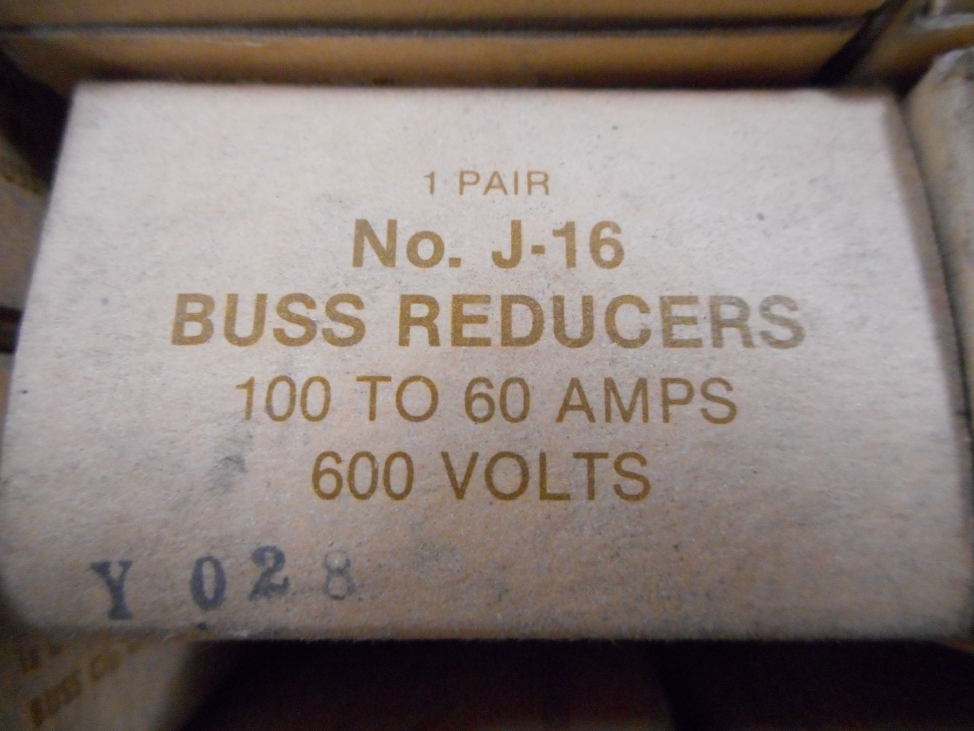 Lot of Buss Reducer No. J-16 100 to 60 AMPS 600 VOLTS - Bild 3 aus 4