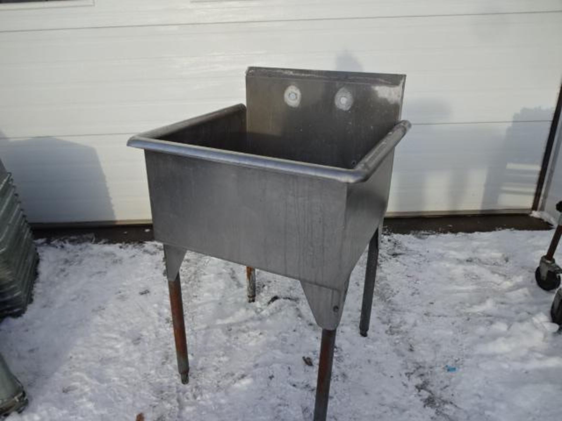 Stainless steel washbasin for garage - Lavabo en inox pour garage - Image 2 of 6