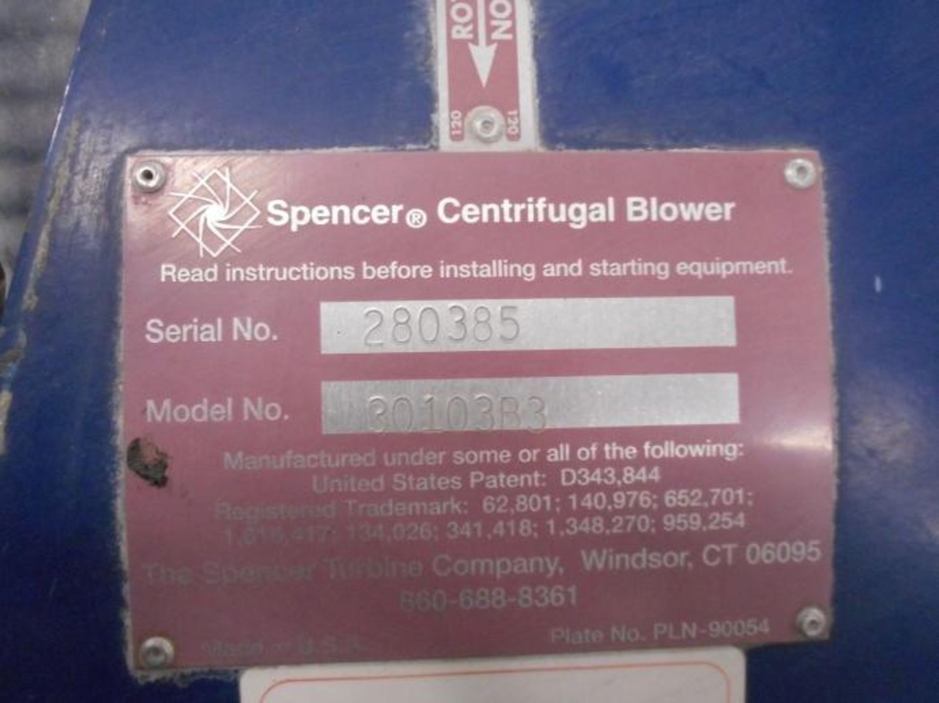 Blower spencer 25 hp - Image 3 of 7