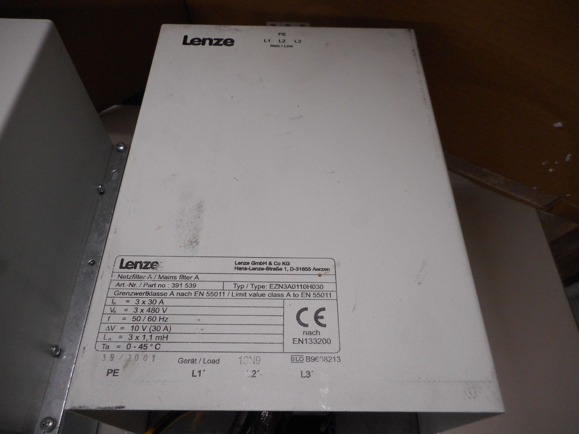 LENZE MAINS FILTER - Image 3 of 4