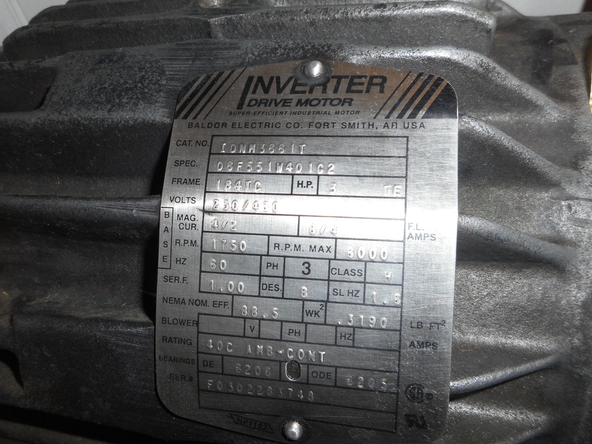 INVERTER MOTOR 3HP. - Image 4 of 4