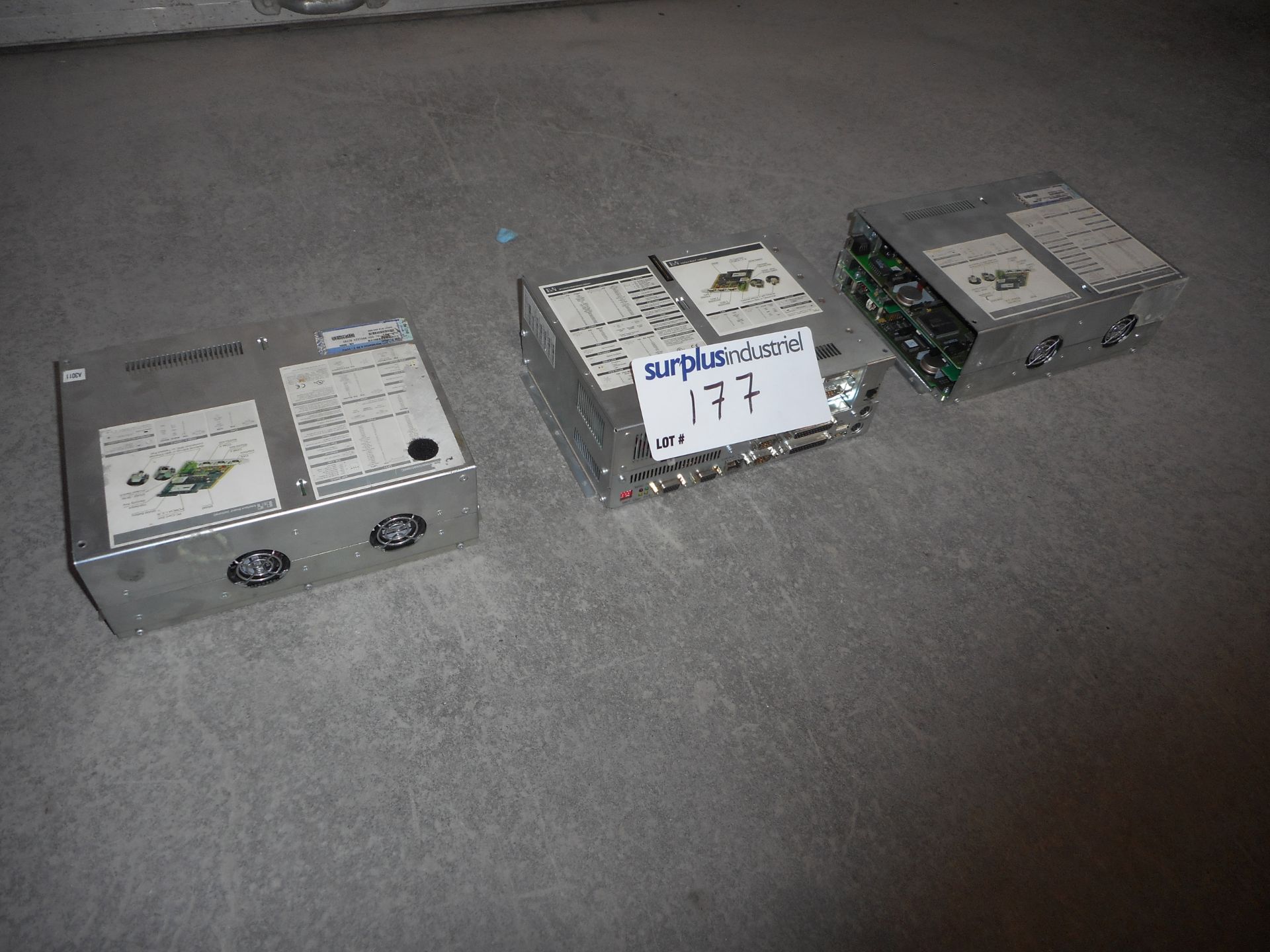 Lot of 3 B&R AUTOMATION COMPUTERS 5C5001.11