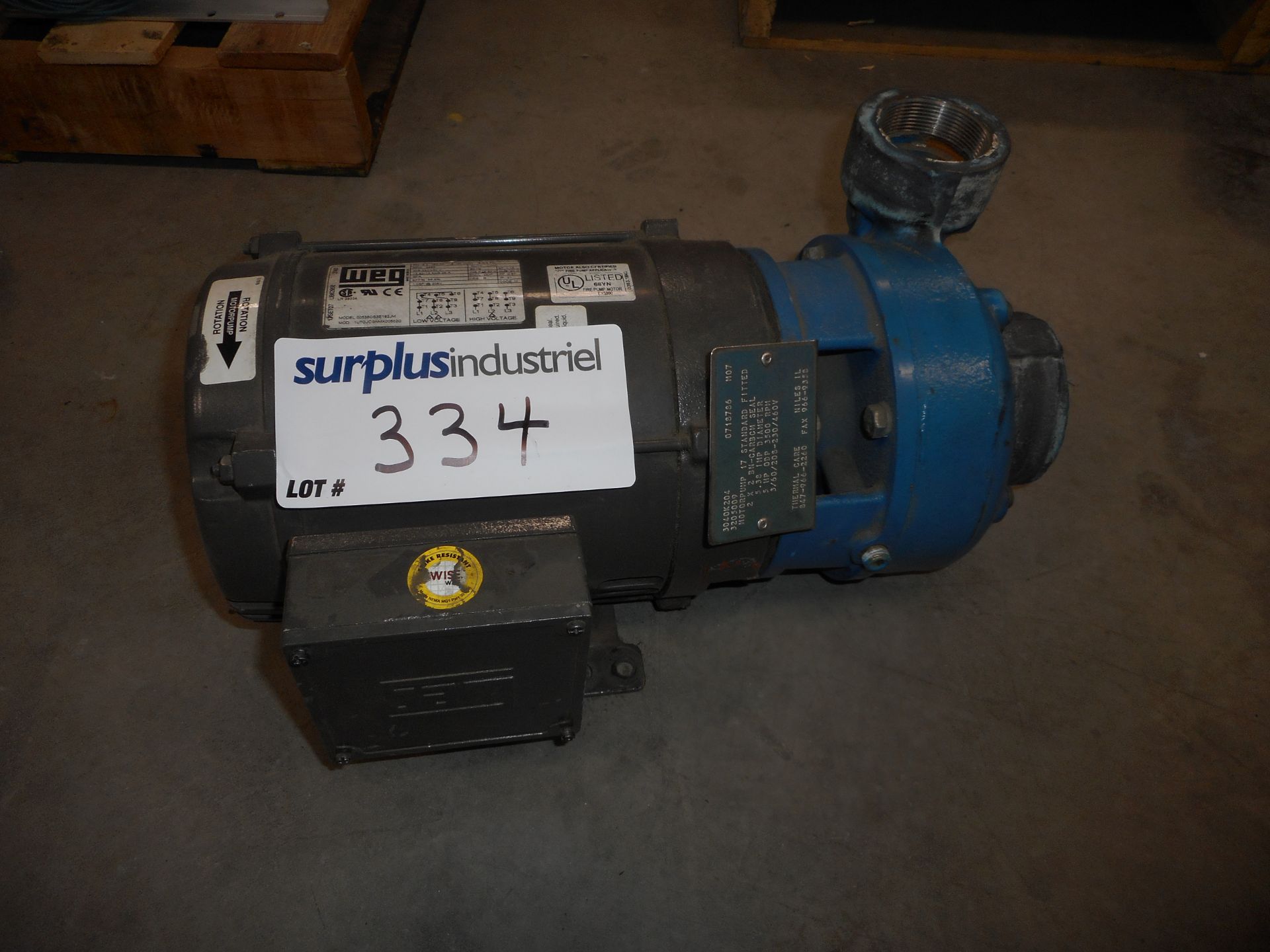 THERMAL CARE Pump motor 3205009