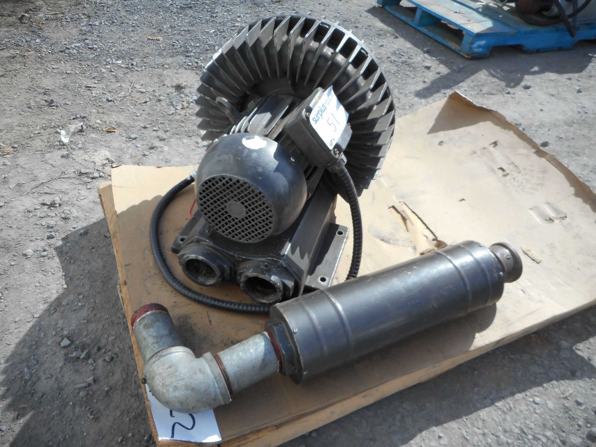 ELAM BLOWER 5.5HP, 220 VOLT, 3500 RPM - Image 4 of 5