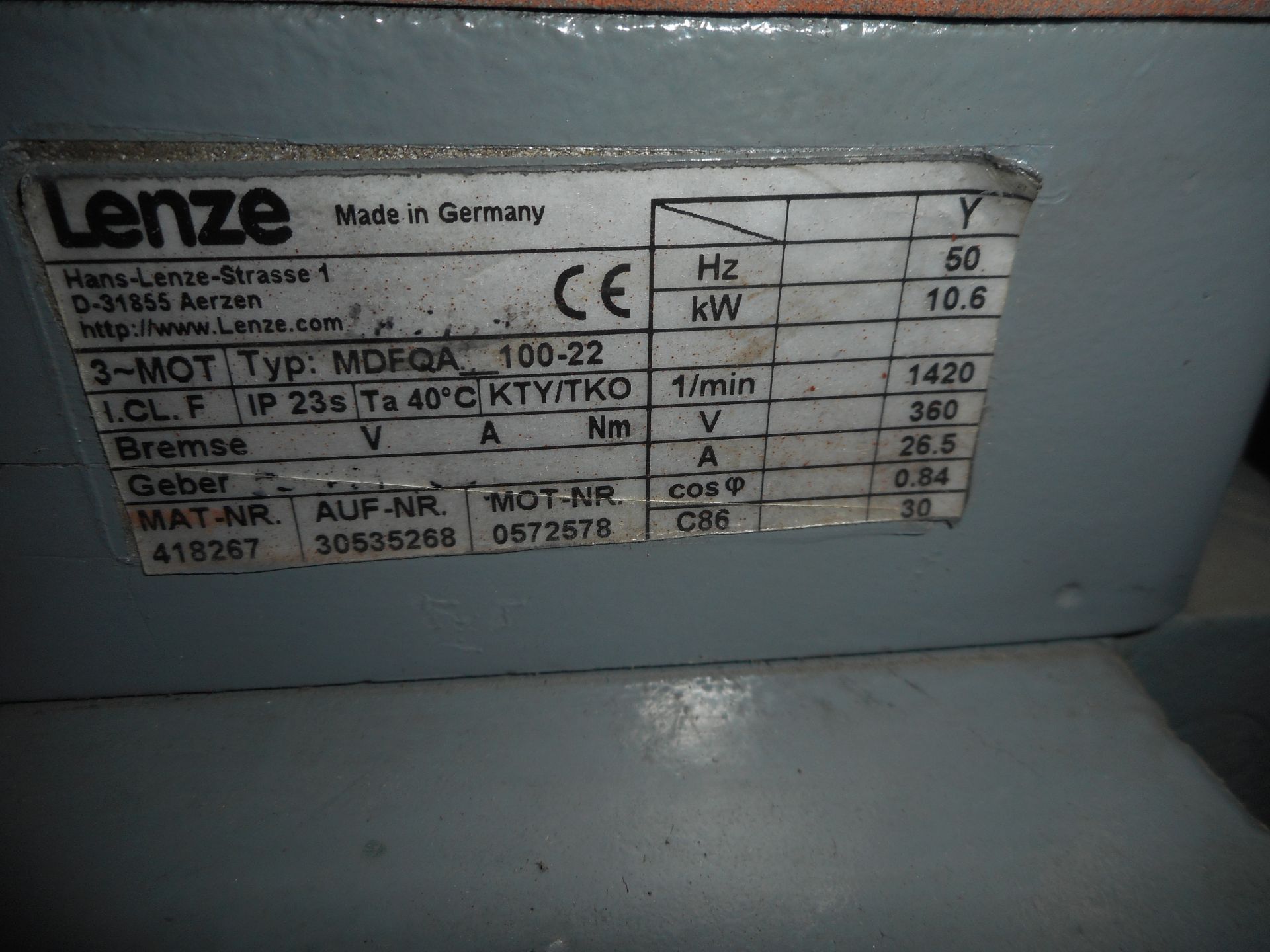 .LENZE SERVO MOTOR - Image 5 of 5