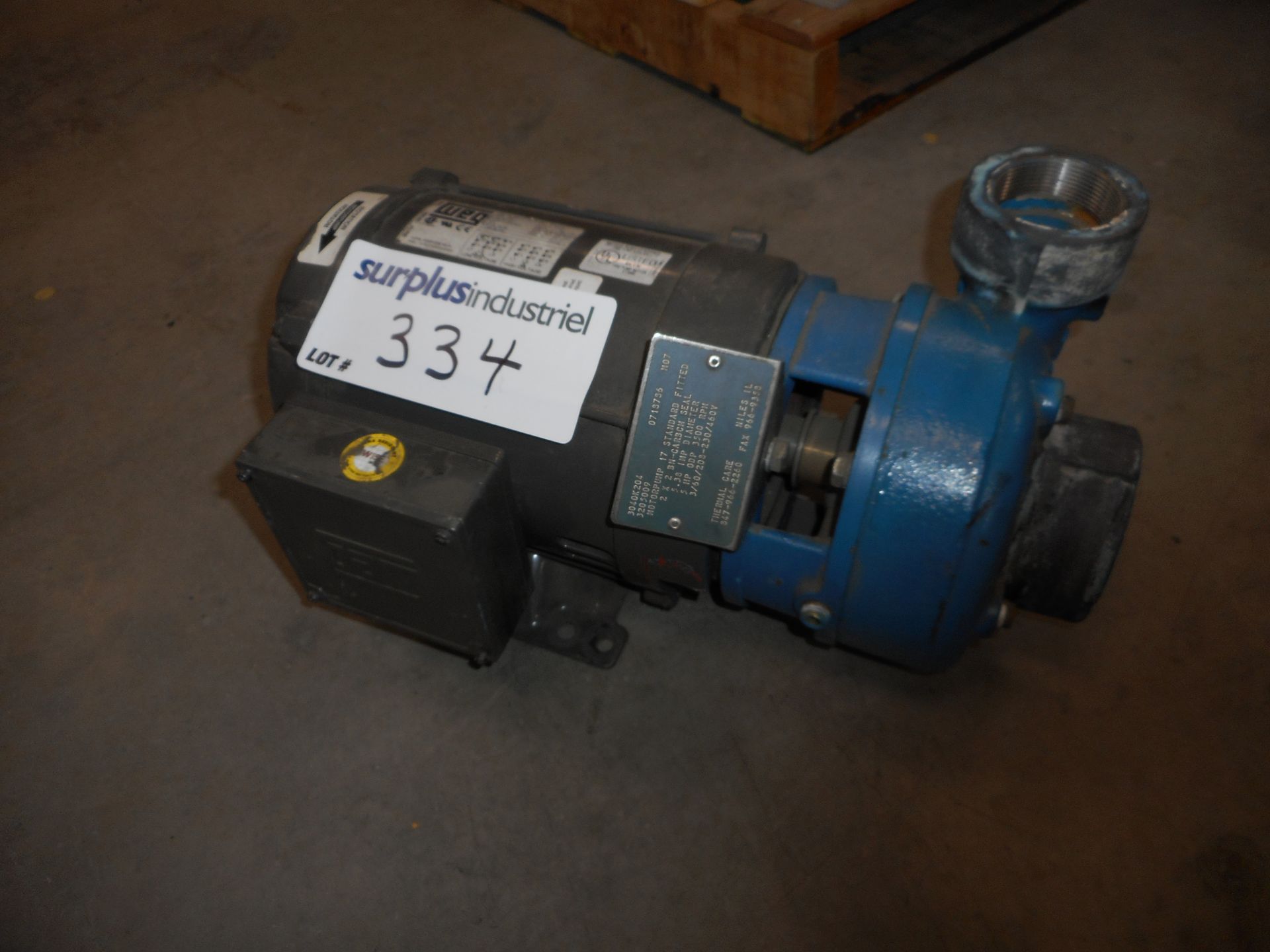 THERMAL CARE Pump motor 3205009 - Image 2 of 7