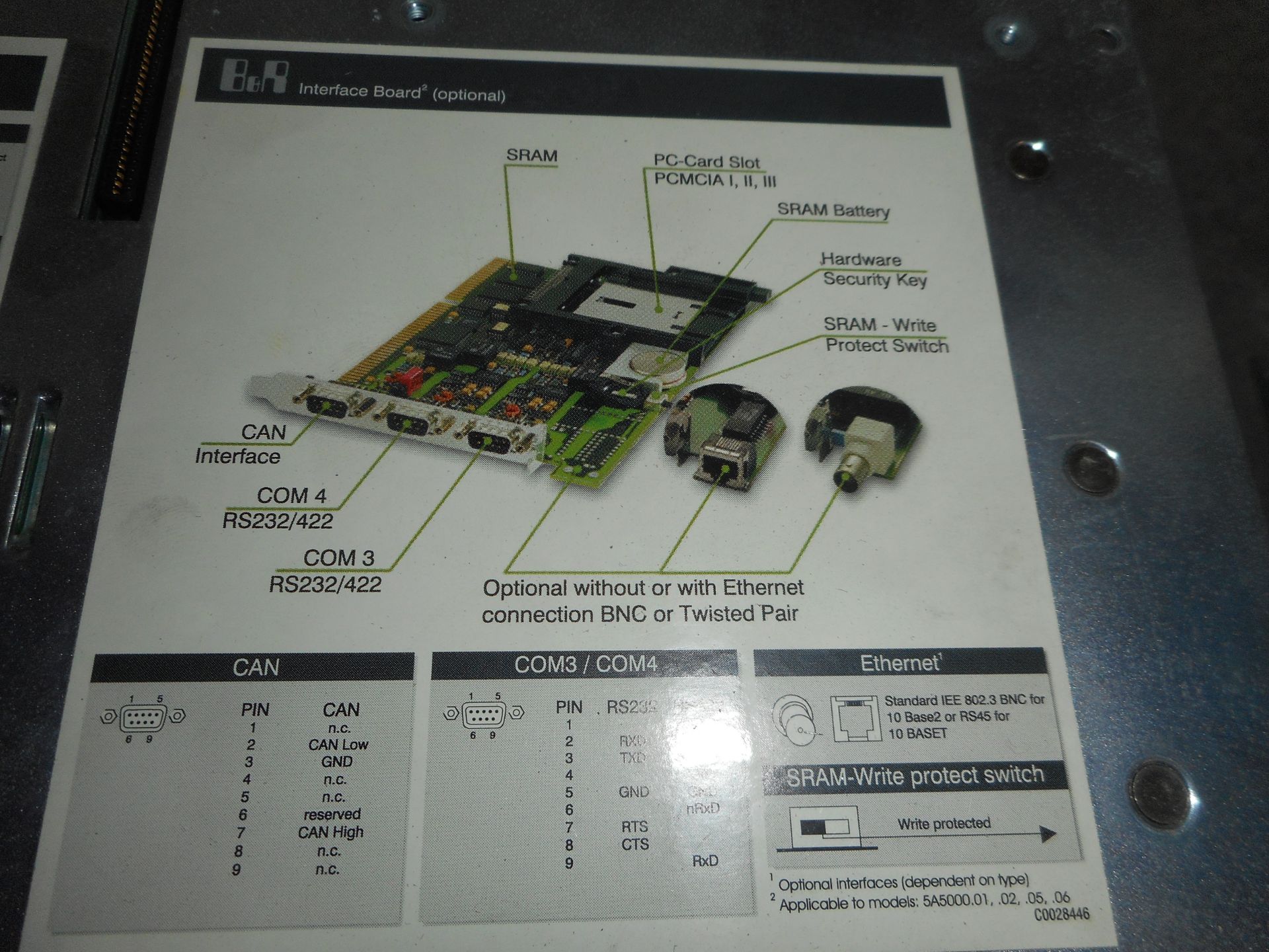 Lot of 3 B&R AUTOMATION COMPUTERS 5C5001.11 - Image 4 of 7