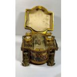 19th Century Victorian Palais Royal Tortoiseshell gilt Bronze mounted Scent / Sewing Casket