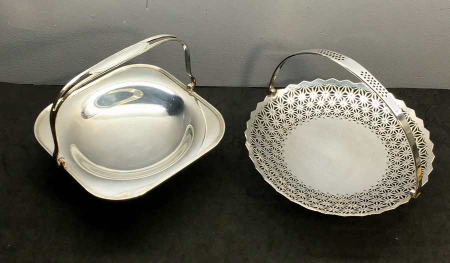 2 Silver plated Fruit Baskets by Mappin and Webb the other kirby Read & Co - Image 2 of 4
