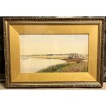 Original Gilt Framed Landscape Painting, signed R J Godlee 1878.