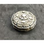 Antique Dutch silver Peppermint Box dutch silver hallmarks measures approx 58mm dia