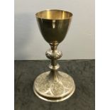 Antique French Silver Chalice French silver hallmarks