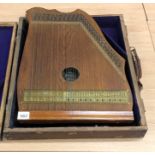 Boxed Chromatic Piano Harp, with labeling Piano Chord