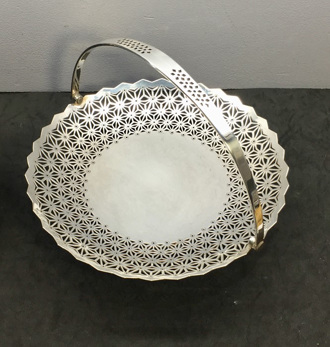 2 Silver plated Fruit Baskets by Mappin and Webb the other kirby Read & Co - Image 3 of 4