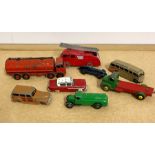 Selection of dinky cars and lorry