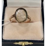 Georgian hardstone intaglio ring