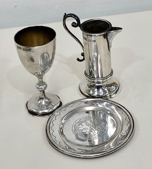 Antique silver christening set - Image 2 of 5