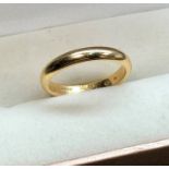 18ct gold cartier wedding band fullhallmarked weight 4.9g