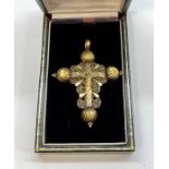 Early 18th century gold flemish cross back has been acid tested and looks high grade gold possibly 1