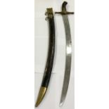 19th century continental sword possibly Hungarian measures approx 94cm long