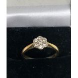 18ct gold diamond ring weight of ring 2.7g