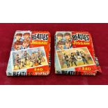 2 original Beatles puzzles both in original boxes age related wear to boxes