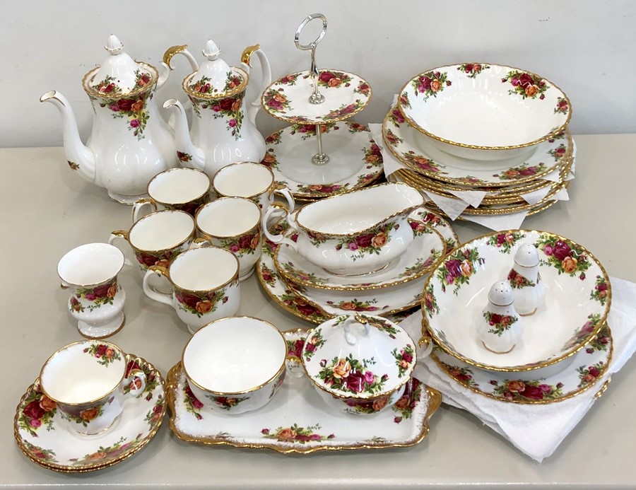 Large selection of Royal Albert dinner coffee service etc