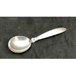 Antique Georg Jensen silver cactus spoon full silver hallmarks measures approx 14cm long