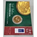 2001 gold sovereign