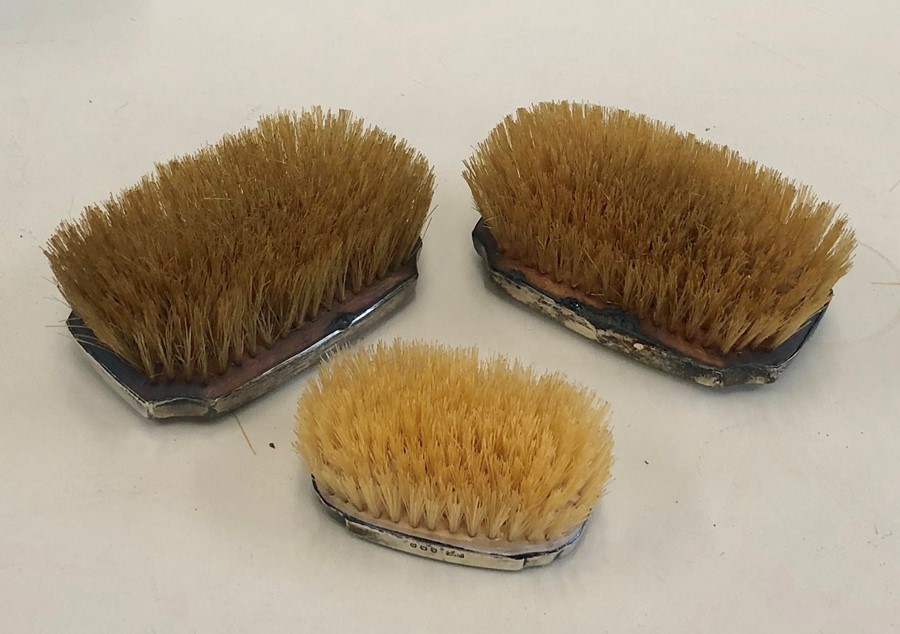 silver back clothes brushes - Image 2 of 3