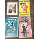 4 Vintage framed theatre posters to include Barnum, Robin cousins, Mr Cinders and Billy