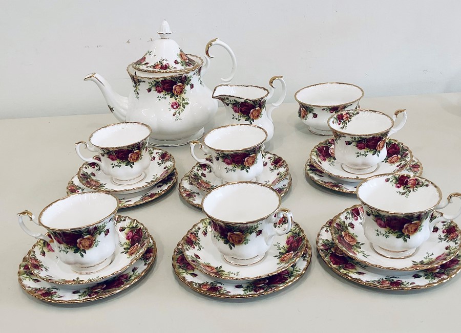 Royal Albert tea service