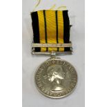 Elizabeth 11 Africa general service medal Kenya bar to 944 T.P.R.Kamau K I HUR.1