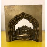 Brass victorian miniature fireplace